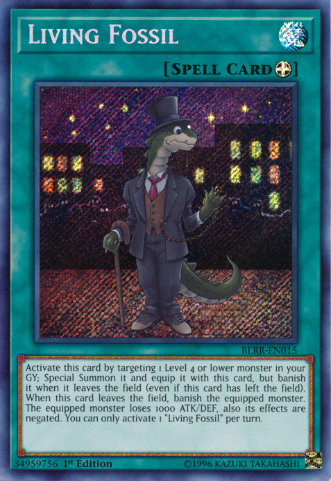 Living Fossil [BLRR-EN015] Secret Rare | Devastation Store