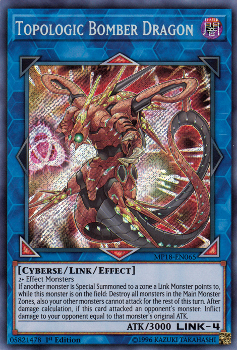 Topologic Bomber Dragon [MP18-EN065] Secret Rare | Devastation Store