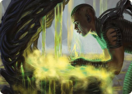 Necrogen Communion Art Card [Phyrexia: All Will Be One Art Series] | Devastation Store