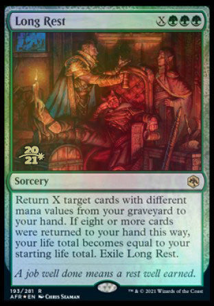 Long Rest [Dungeons & Dragons: Adventures in the Forgotten Realms Prerelease Promos] | Devastation Store