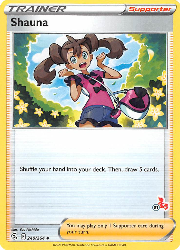 Shauna (240/264) (Cinderace Stamp #21) [Battle Academy 2022] | Devastation Store
