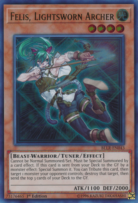Felis, Lightsworn Archer [BLLR-EN043] Ultra Rare | Devastation Store