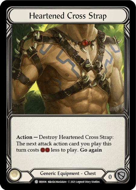 Heartened Cross Strap [BRI006] (Tales of Aria Briar Blitz Deck)  1st Edition Normal | Devastation Store