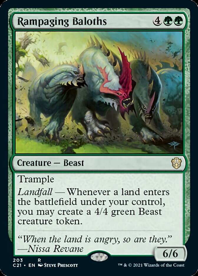 Rampaging Baloths [Commander 2021] | Devastation Store