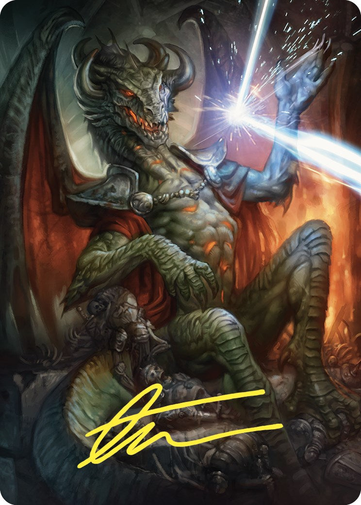 Deflecting Swat Art Card (Gold-Stamped Signature) [Commander Masters Art Series] | Devastation Store