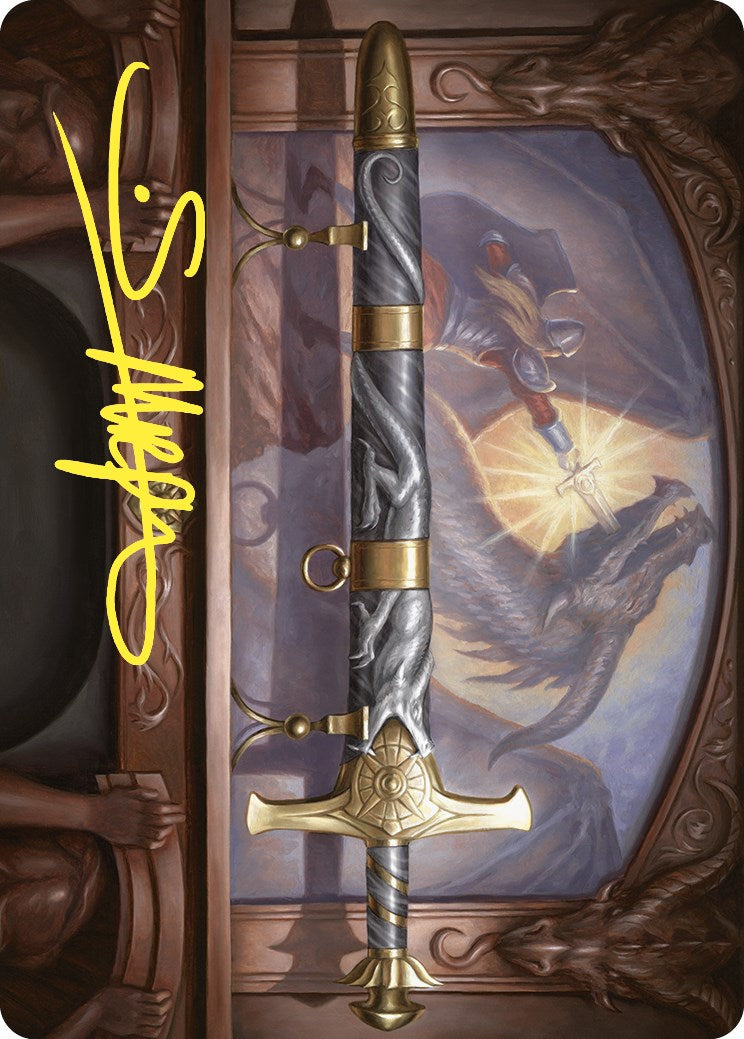 Ancestral Blade Art Card (Gold-Stamped Signature) [Commander Masters Art Series] | Devastation Store