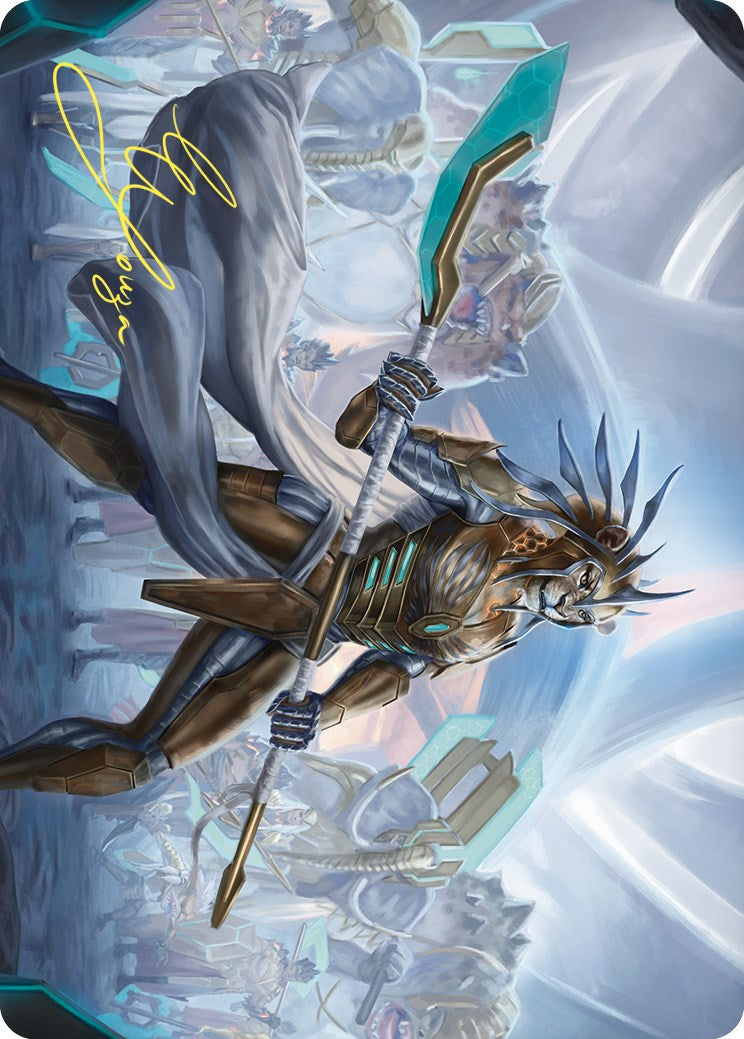 Kemba, Kha Regent Art Card (Gold-Stamped Signature) [Commander Masters Art Series] | Devastation Store