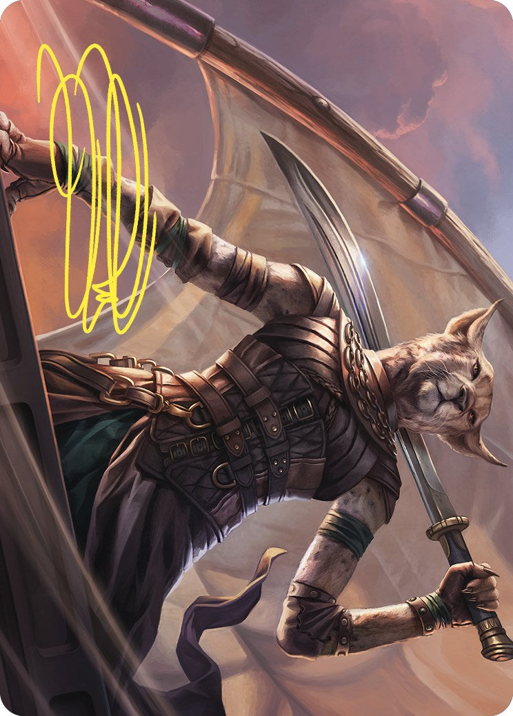 Mirri, Weatherlight Duelist Art Card (Gold-Stamped Signature) [Commander Masters Art Series] | Devastation Store