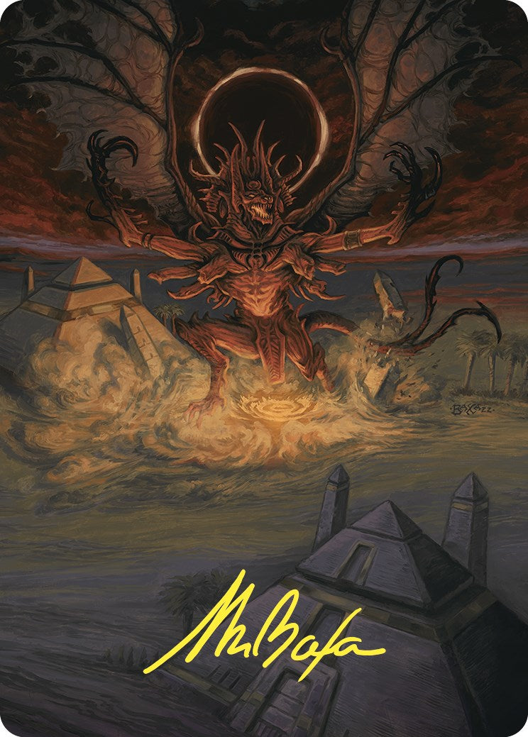 Dread Return Art Card (Gold-Stamped Signature) [Commander Masters Art Series] | Devastation Store