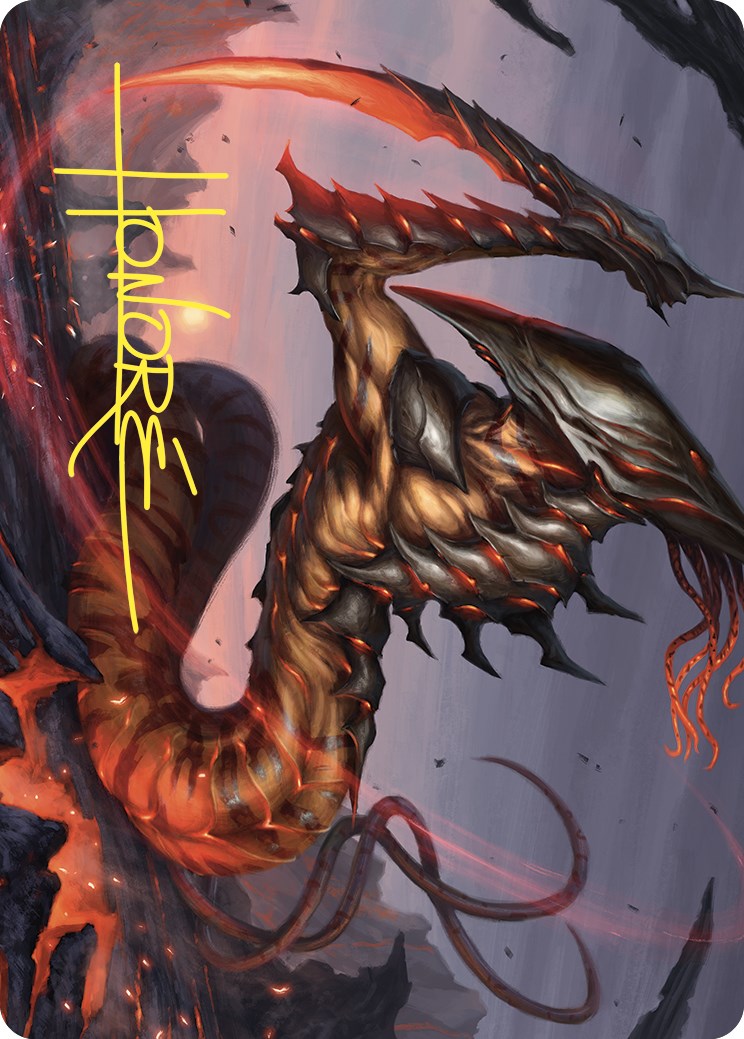 Blade Sliver Art Card (Gold-Stamped Signature) [Commander Masters Art Series] | Devastation Store