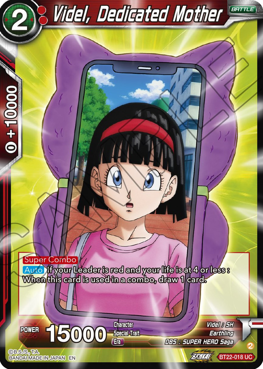Videl, Dedicated Mother (BT22-018) [Critical Blow] | Devastation Store
