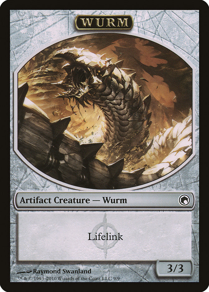 Wurm (Lifelink) [Scars of Mirrodin Tokens] | Devastation Store