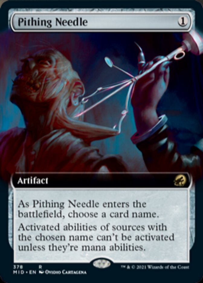Pithing Needle (Extended) [Innistrad: Midnight Hunt] | Devastation Store