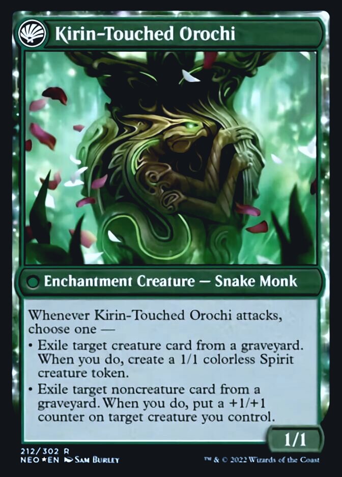 Teachings of the Kirin // Kirin-Touched Orochi [Kamigawa: Neon Dynasty Prerelease Promos] | Devastation Store