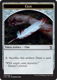 Clue // Construct (021) Double-sided Token [Commander 2018 Tokens] | Devastation Store
