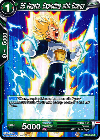 SS Vegeta, Exploding with Energy [BT6-056] | Devastation Store