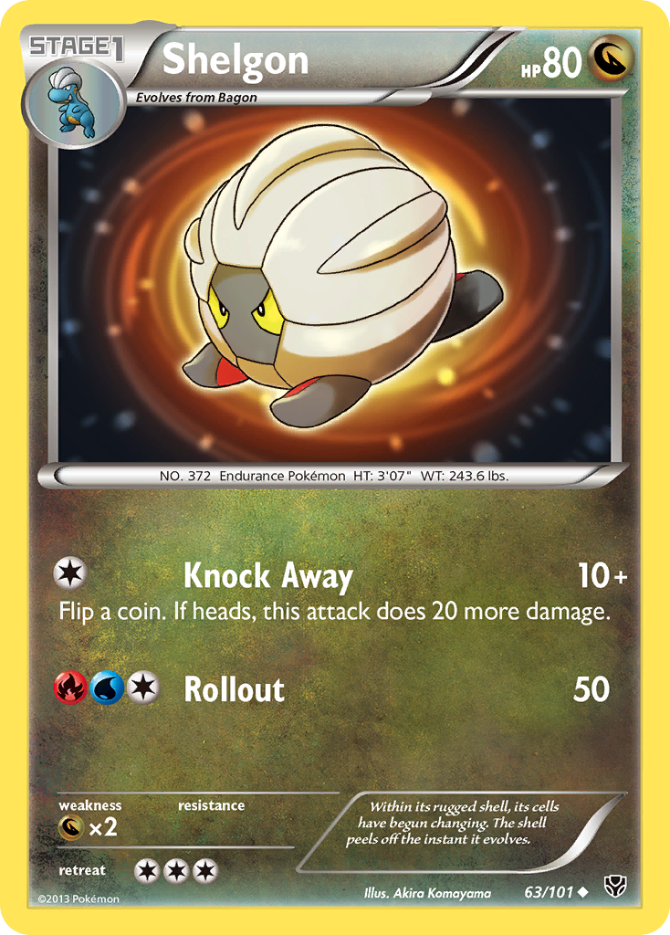 Shelgon (63/101) [Black & White: Plasma Blast] | Devastation Store