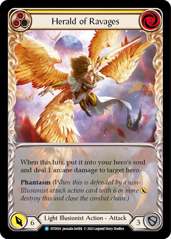 Herald of Ravages (Yellow) [DTD018] (Dusk Till Dawn) | Devastation Store