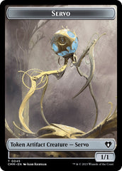 Servo // Thrull Double-Sided Token [Commander Masters Tokens] | Devastation Store