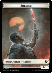 Soldier // Phyrexian Germ Double-Sided Token [Commander Masters Tokens] | Devastation Store
