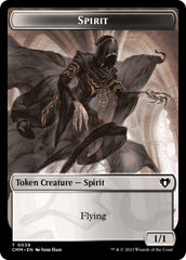 Spirit (0039) // Stoneforged Blade Double-Sided Token [Commander Masters Tokens] | Devastation Store
