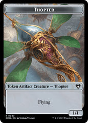 Thopter // Spider Double-Sided Token [Commander Masters Tokens] | Devastation Store