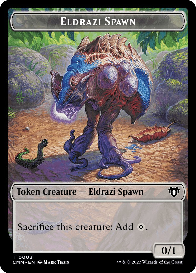 Eldrazi Spawn // Insect Double-Sided Token [Commander Masters Tokens] | Devastation Store