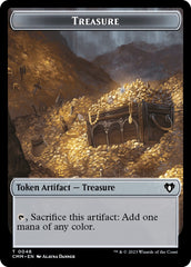 Treasure // Knight Double-Sided Token [Commander Masters Tokens] | Devastation Store