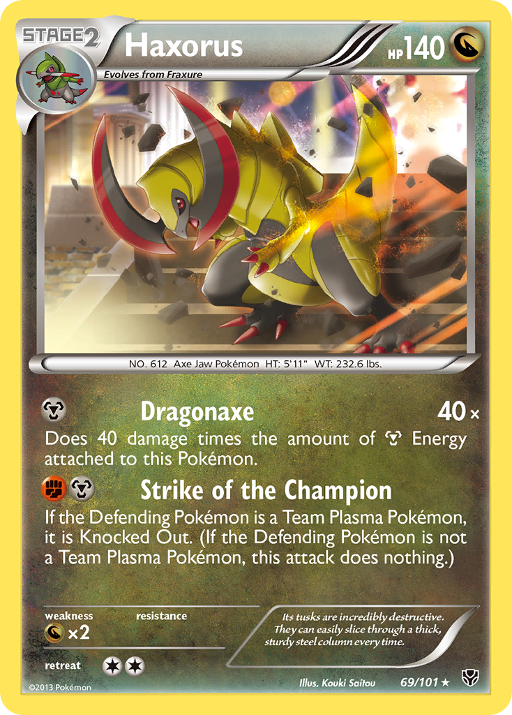 Haxorus (69/101) [Black & White: Plasma Blast] | Devastation Store