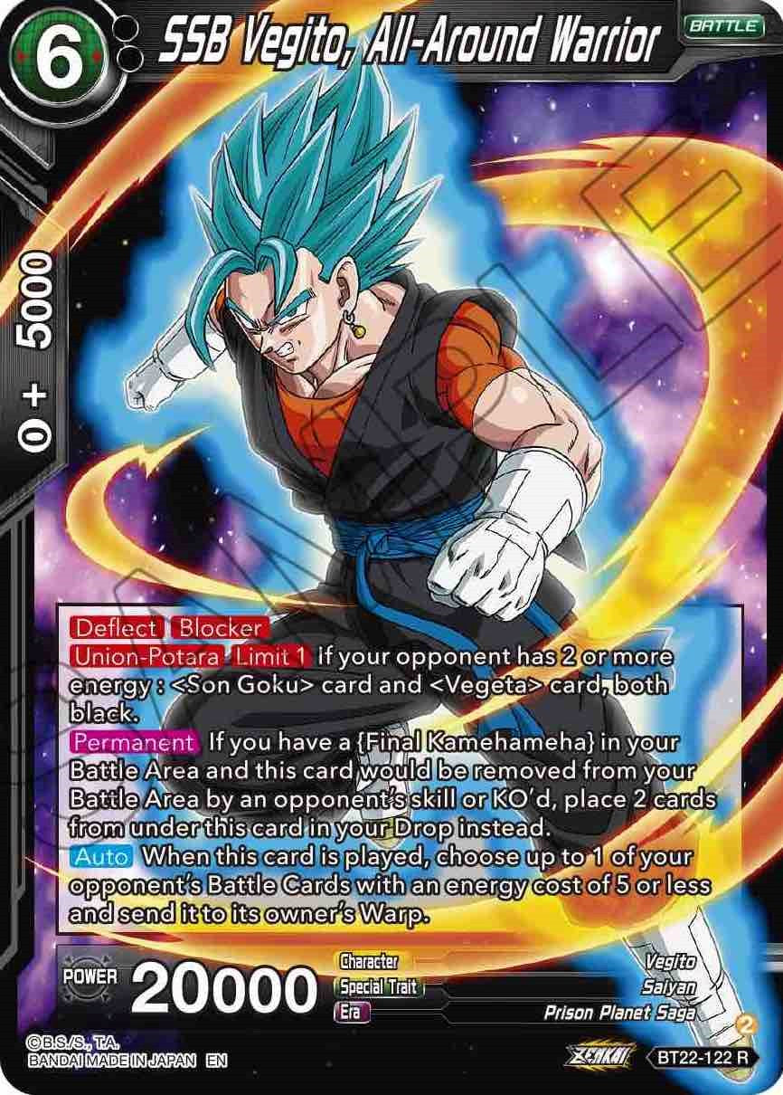 SSB Vegito, All-Around Warrior (BT22-122) [Critical Blow] | Devastation Store