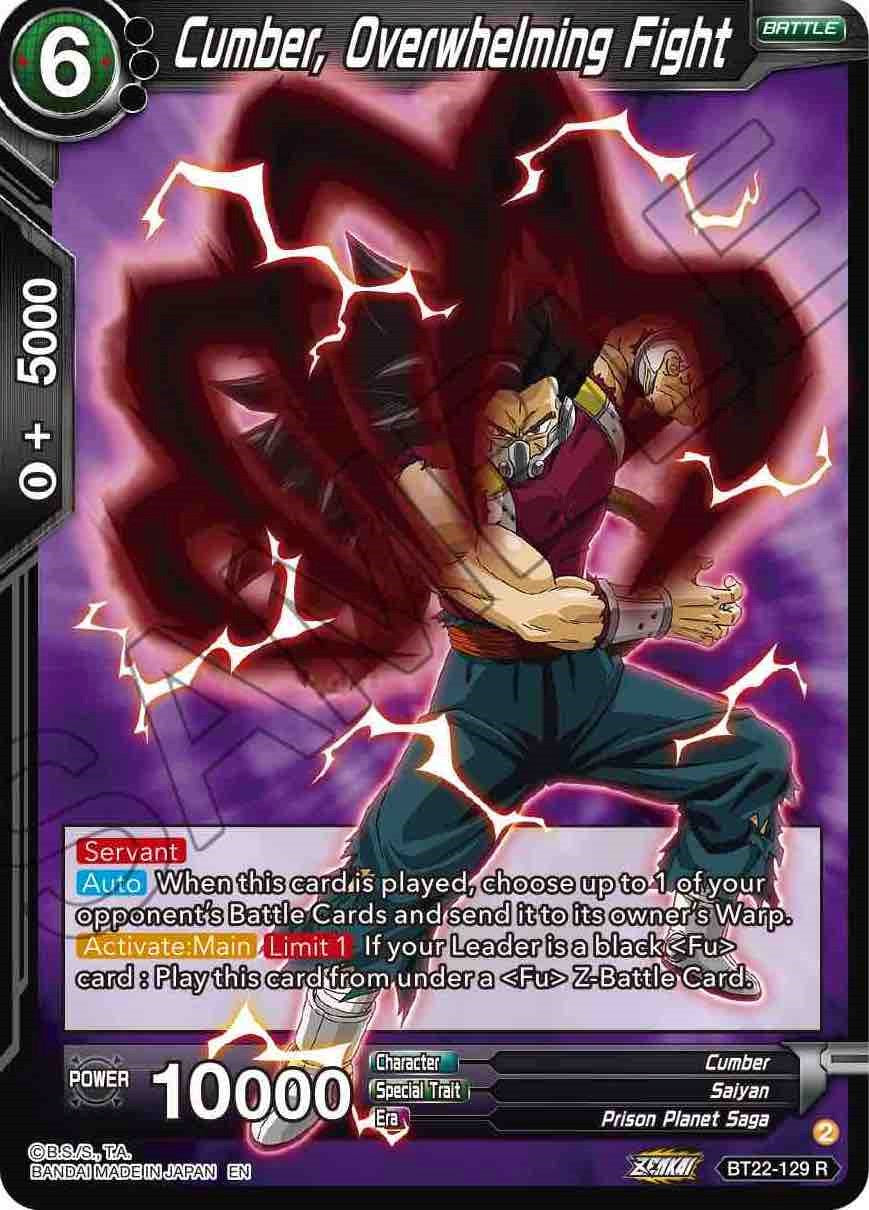 Cumber, Overwhelming Fight (BT22-129) [Critical Blow] | Devastation Store