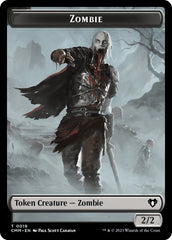 Zombie (0019) // Thrull Double-Sided Token [Commander Masters Tokens] | Devastation Store