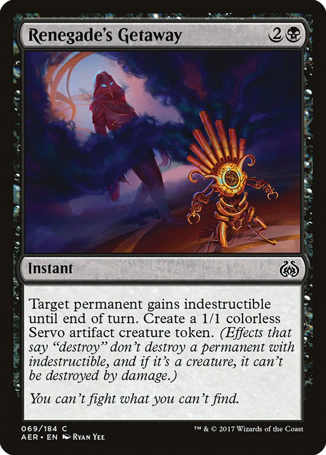 Renegade's Getaway [Aether Revolt] - Devastation Store | Devastation Store