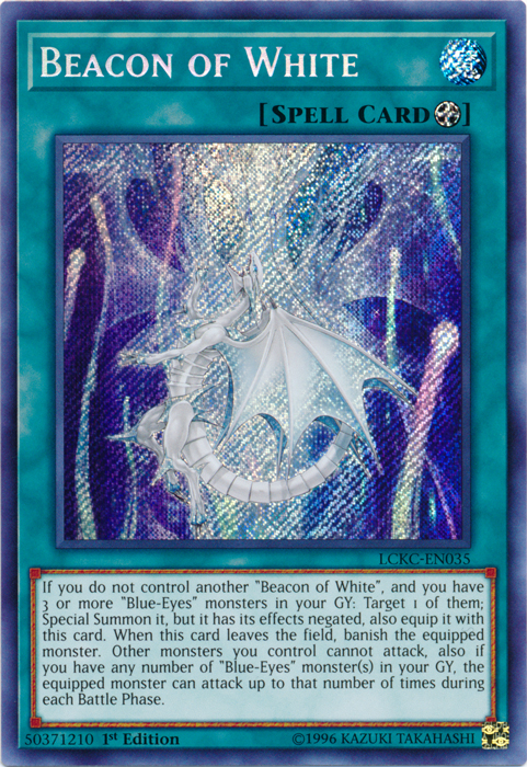 Beacon of White [LCKC-EN035] Secret Rare | Devastation Store