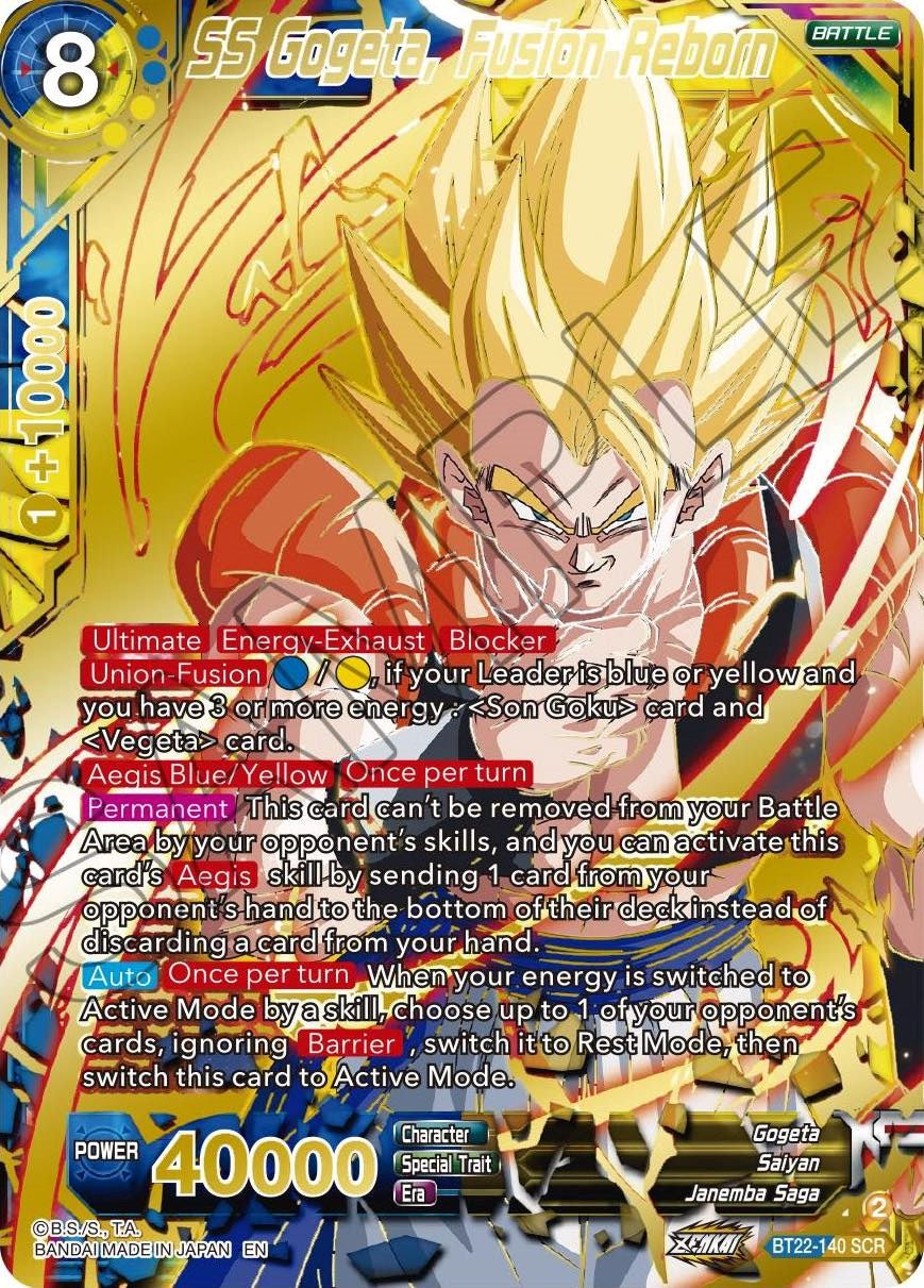 SS Gogeta, Fusion Reborn (BT22-140) [Critical Blow] | Devastation Store