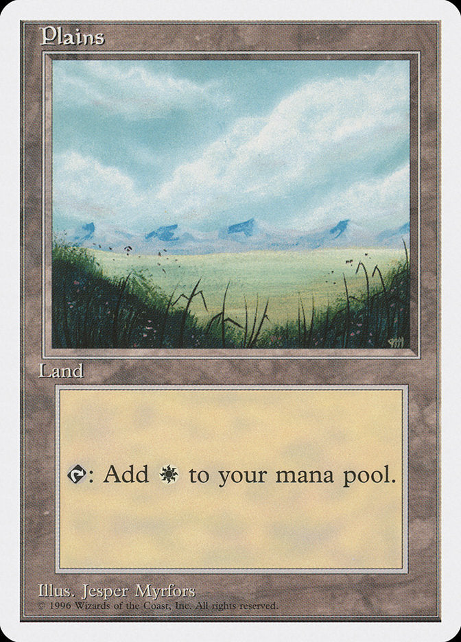 Plains (No Trees, Signature on Bottom Right) [Introductory Two-Player Set] | Devastation Store