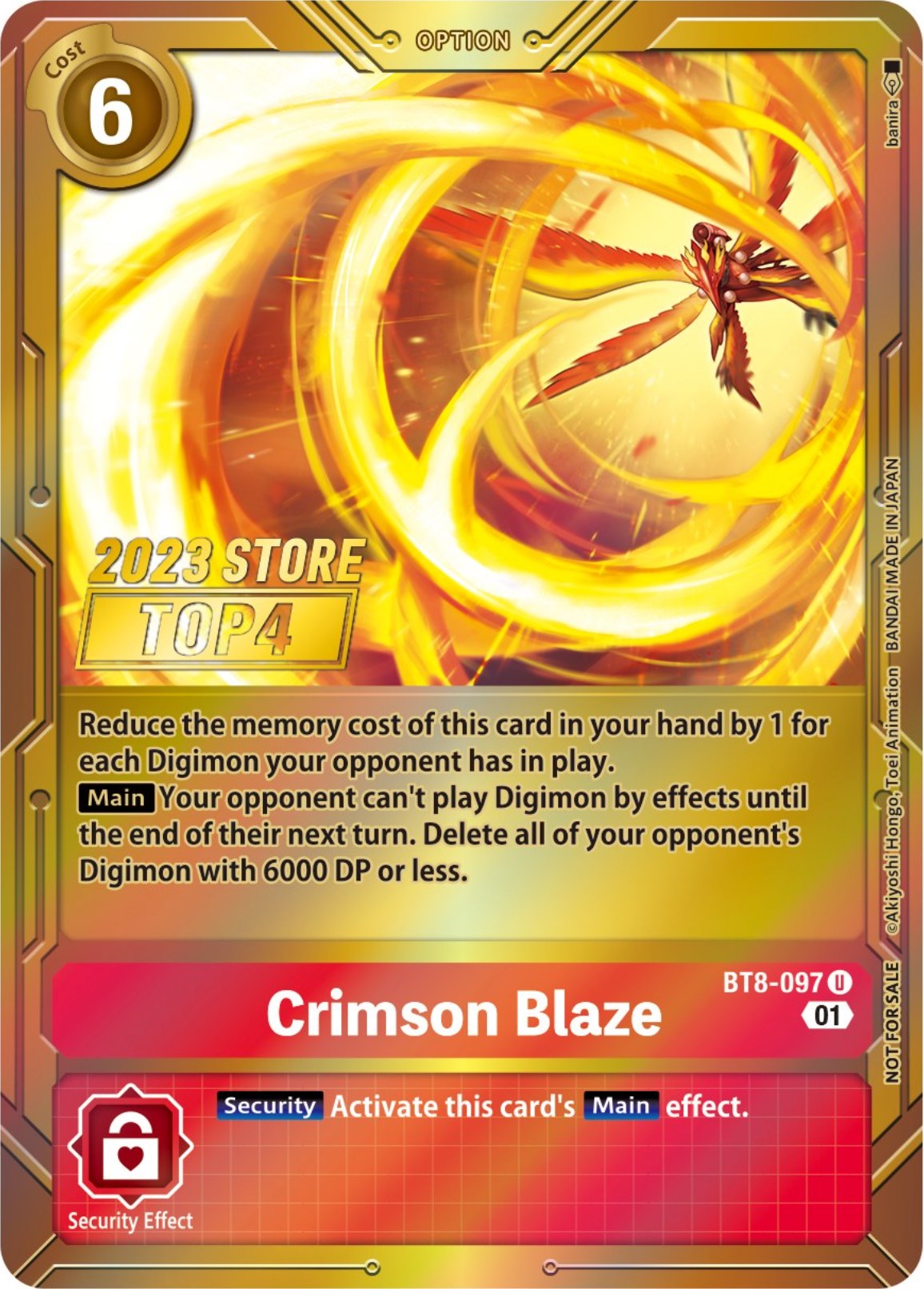 Crimson Blaze (2023 Store Top 4) [New Awakening] | Devastation Store