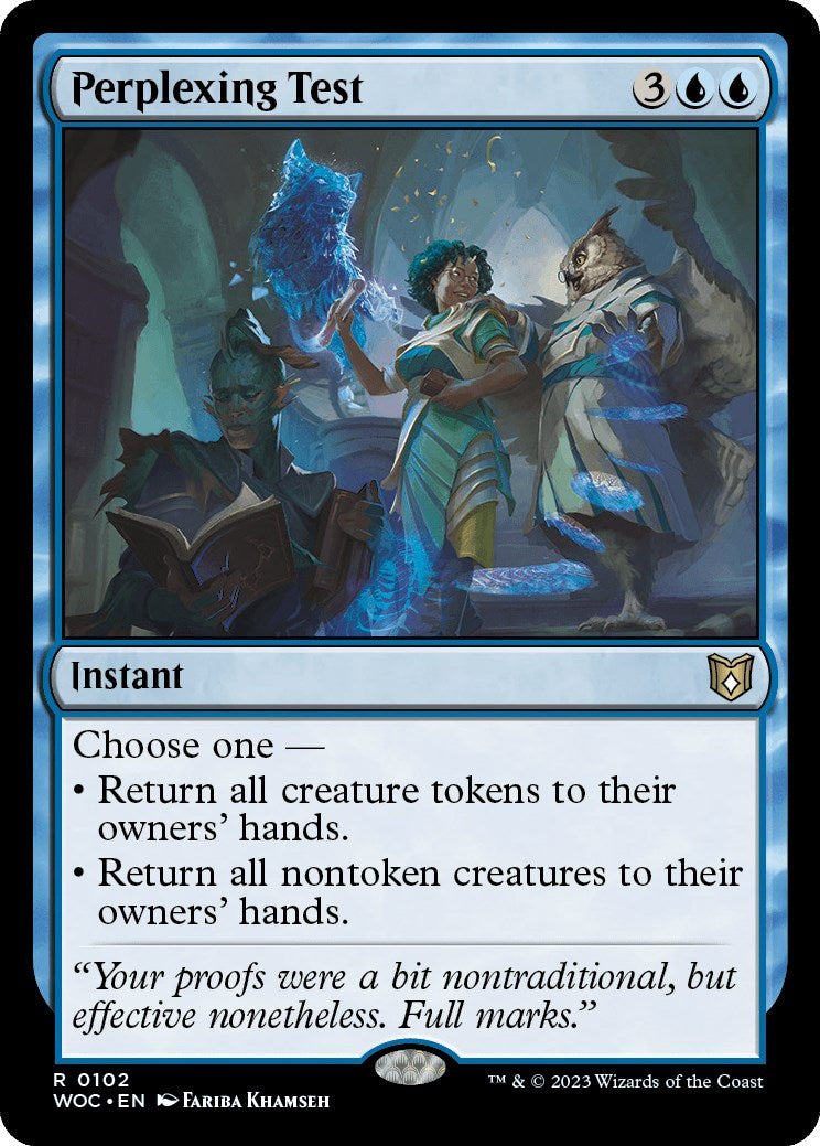 Perplexing Test [Wilds of Eldraine Commander] | Devastation Store
