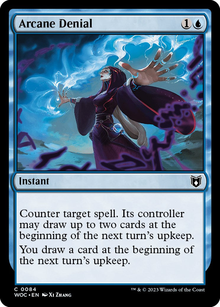 Arcane Denial [Wilds of Eldraine Commander] | Devastation Store