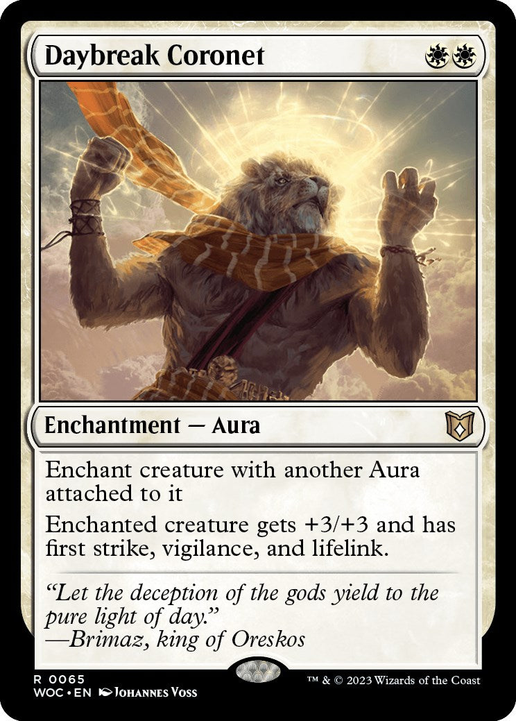 Daybreak Coronet [Wilds of Eldraine Commander] | Devastation Store