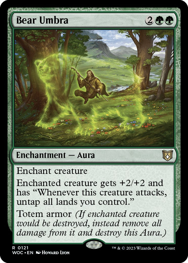 Bear Umbra [Wilds of Eldraine Commander] | Devastation Store
