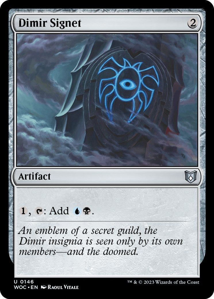 Dimir Signet [Wilds of Eldraine Commander] | Devastation Store