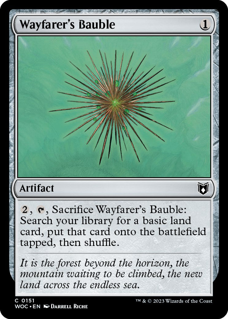 Wayfarer's Bauble [Wilds of Eldraine Commander] | Devastation Store