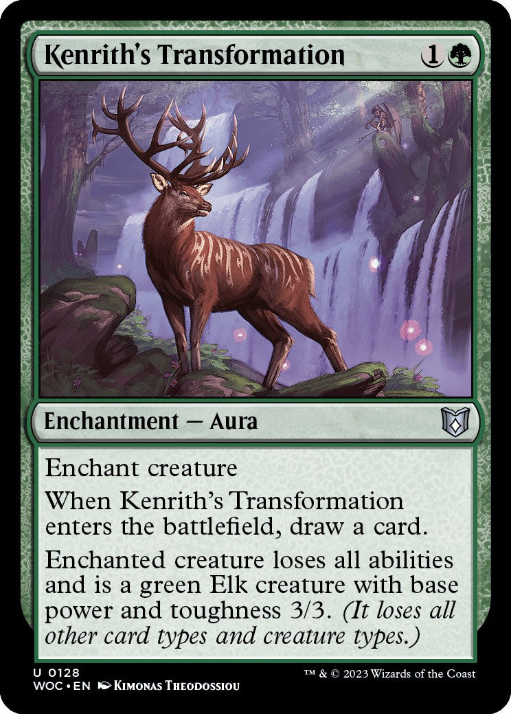 Kenrith's Transformation [Wilds of Eldraine Commander] | Devastation Store