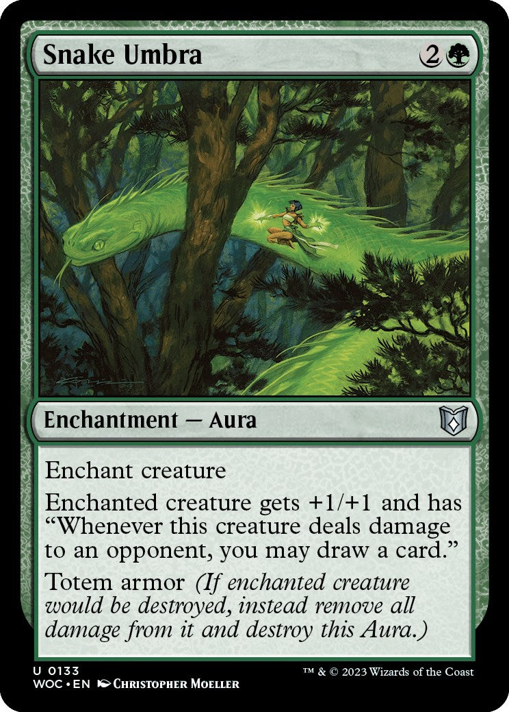 Snake Umbra [Wilds of Eldraine Commander] | Devastation Store