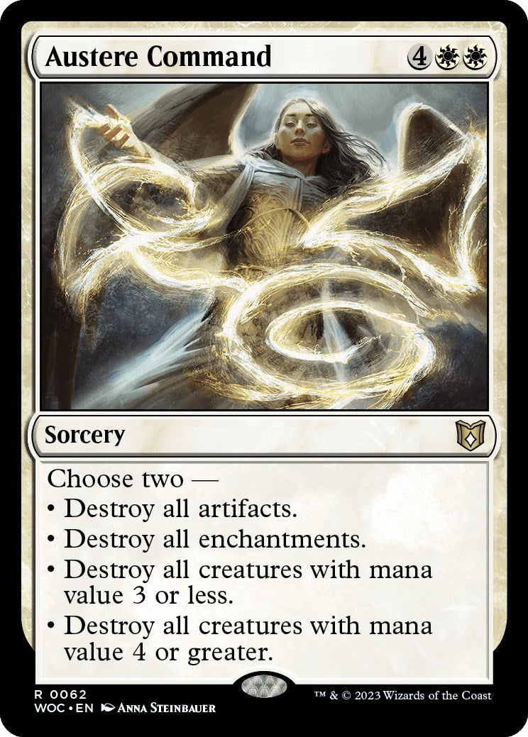 Austere Command [Wilds of Eldraine Commander] | Devastation Store