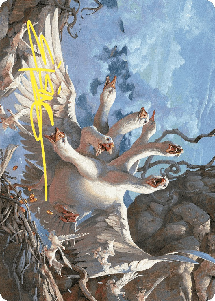 The Goose Mother Art Card (Gold-Stamped Signature) [Wilds of Eldraine Art Series] | Devastation Store