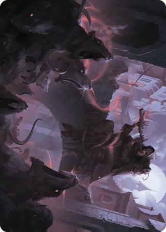 Gnawing Crescendo Art Card [Wilds of Eldraine Art Series] | Devastation Store