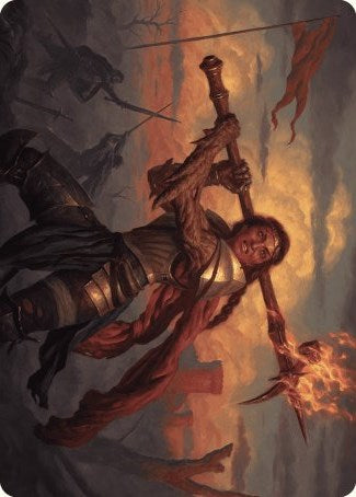Imodane, the Pyrohammer Art Card [Wilds of Eldraine Art Series] | Devastation Store