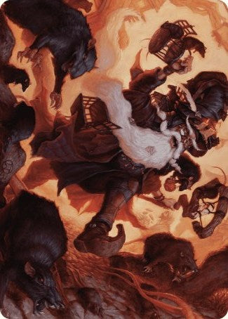 Tattered Ratter Art Card [Wilds of Eldraine Art Series] | Devastation Store